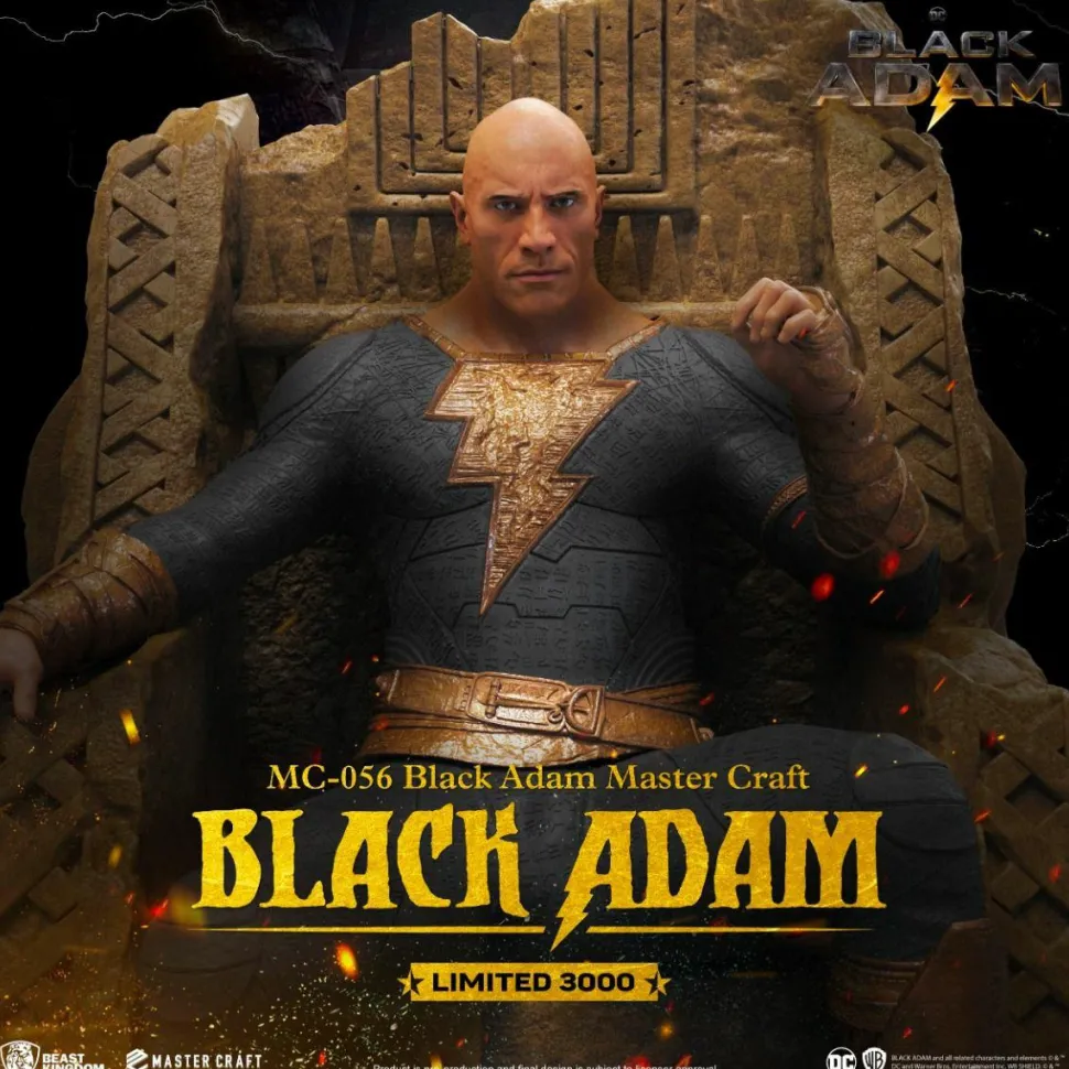 Black Adam (2022) - Black Adam on Throne Master Craft 15" Statue