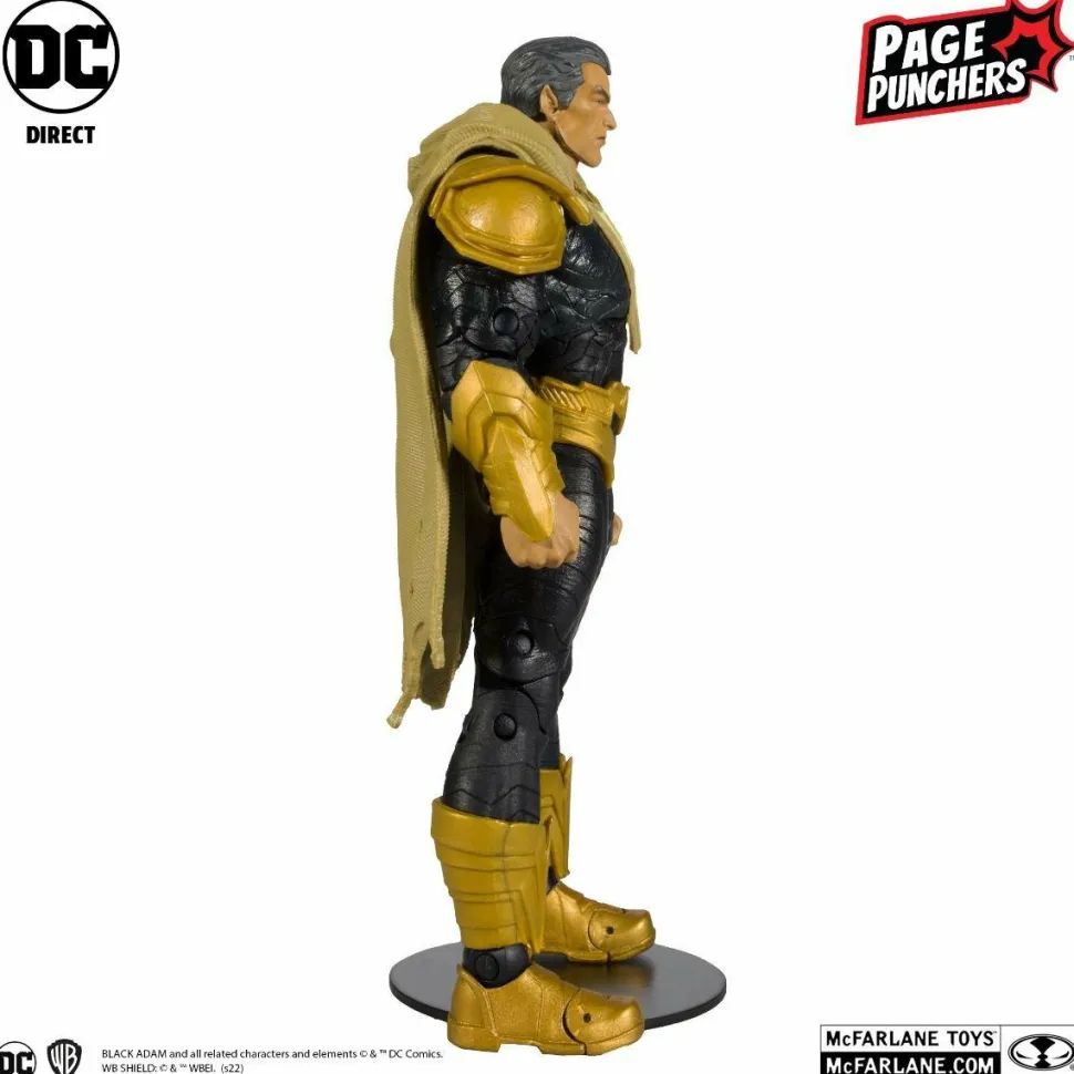 Black Adam - Black Adam with Comic Book Page Punchers 7” Scale Action Figure Pack