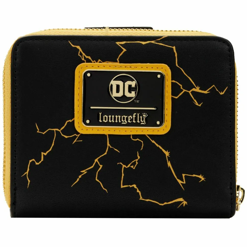 Black Adam - Cosplay Glow in the Dark 4” Faux Leather Zip-Around Wallet