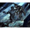 Black Panther (2018) - Black Panther vs Erik Killmonger Fine Art Print by Adi Granov