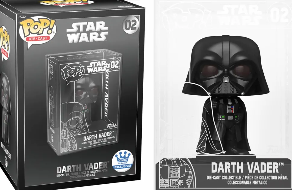 Black Panther (2018) - Black Panther, Thor & Darth Vader Diecast Metal Pop! Vinyl Figure Bundle (Funko / Popcultcha Exclusive) (Set of 3)