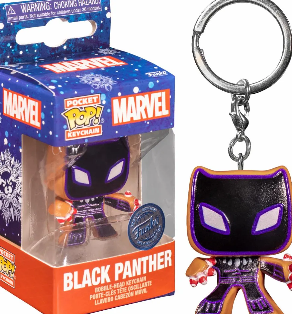 Black Panther - Black Panther Holiday Pocket Pop! Vinyl Keychain