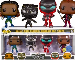 Black Panther 2: Wakanda Forever - Nakia, Black Panther, Ironheart MK2 & Okoye Pop! Vinyl Figure 4-Pack
