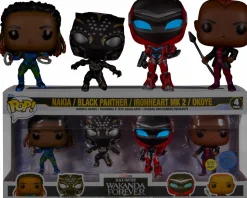 Black Panther 2: Wakanda Forever - Nakia, Black Panther, Ironheart MK2 & Okoye Pop! Vinyl Figure 4-Pack