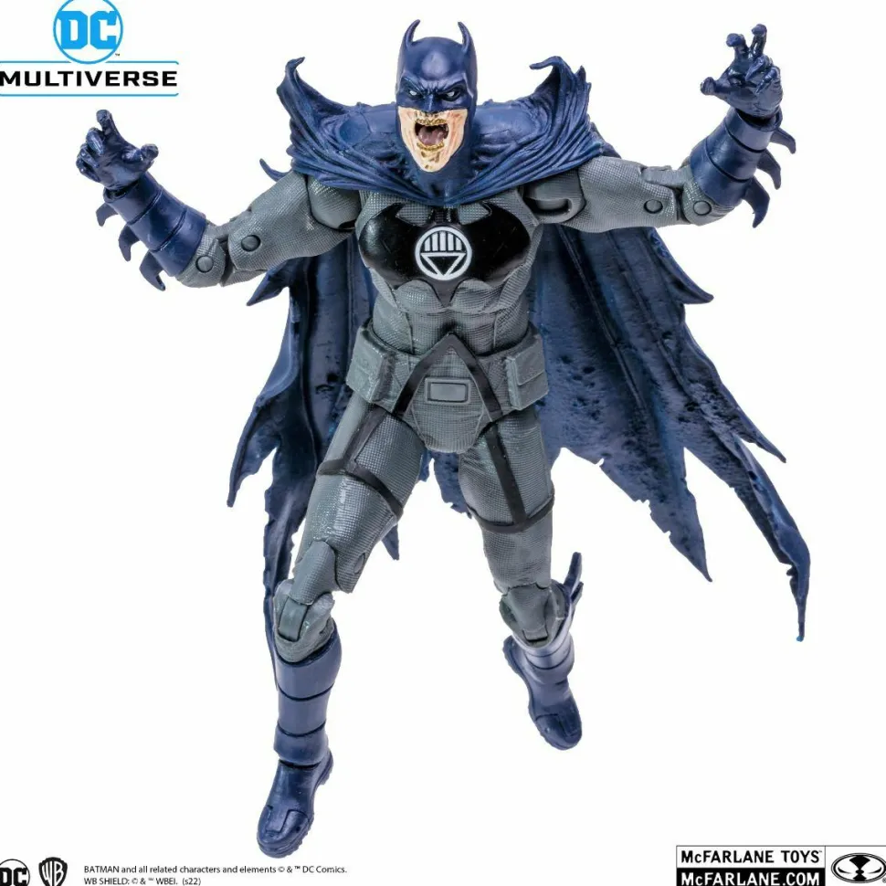 Blackest Night - Black Lantern Batman DC Multiverse 7” Scale Action Figure (Atrocitus Build-A-Figure)