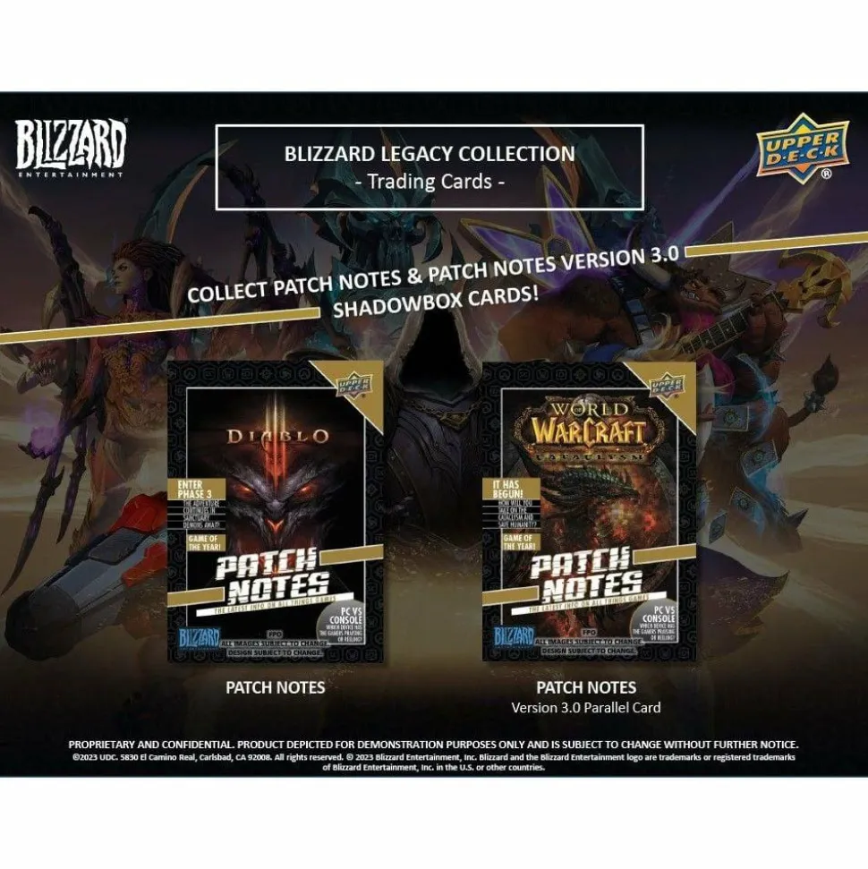 Blizzard - 2023 Upper Deck Blizzard Entertainment Legacy Collection Trading Cards Hobby Box (Display of 20)