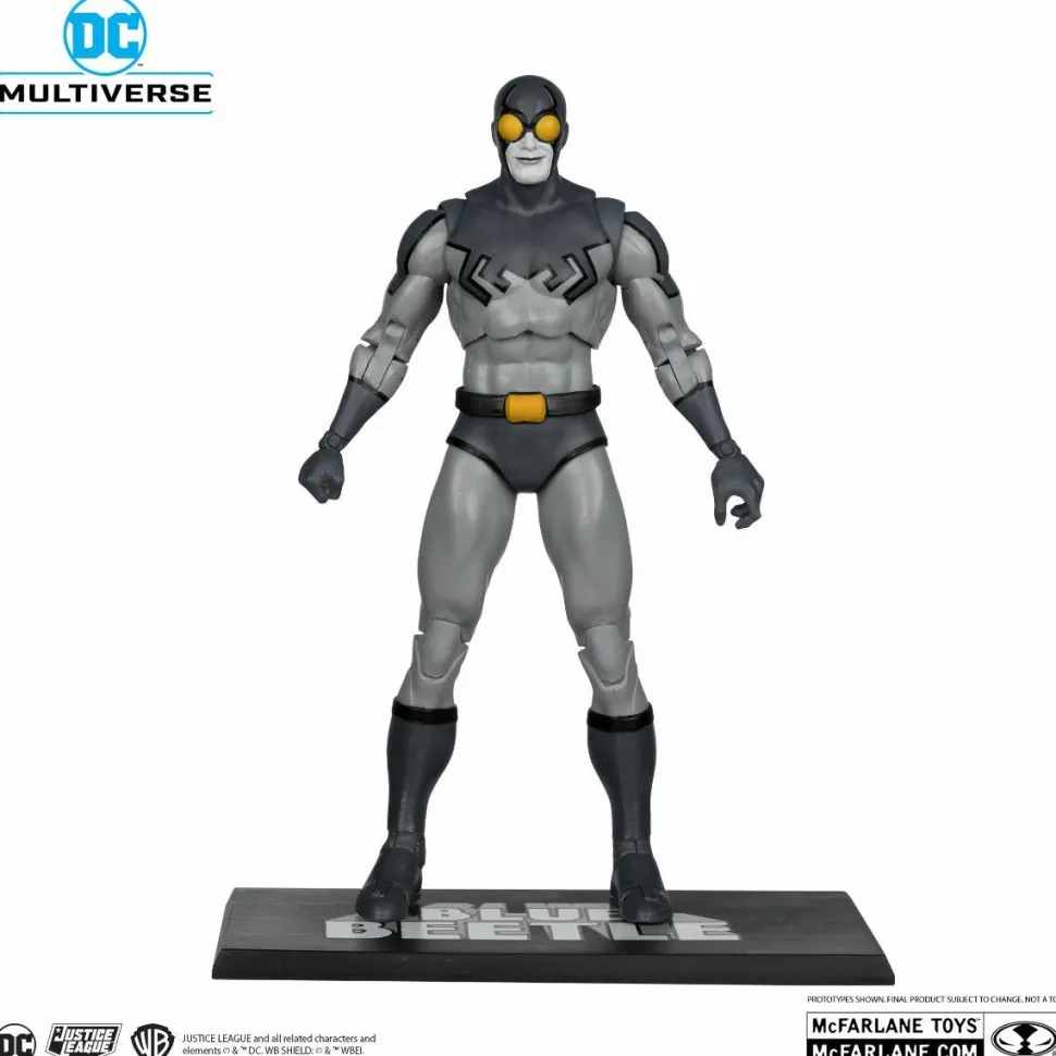 Blue Beetle - Blue Beetle Black & White Accent Edition DC Multiverse Gold Label 7" Scale Action Figure