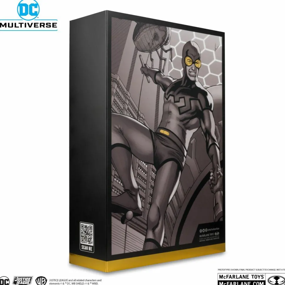 Blue Beetle - Blue Beetle Black & White Accent Edition DC Multiverse Gold Label 7" Scale Action Figure