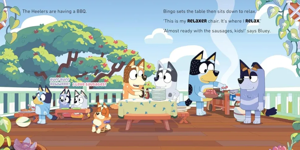 Bluey - BBQ Hardcover Book