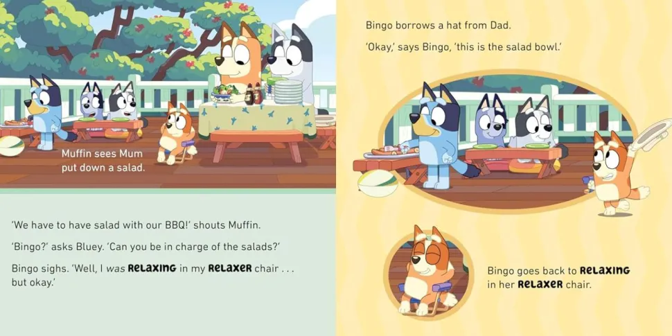 Bluey - BBQ Hardcover Book