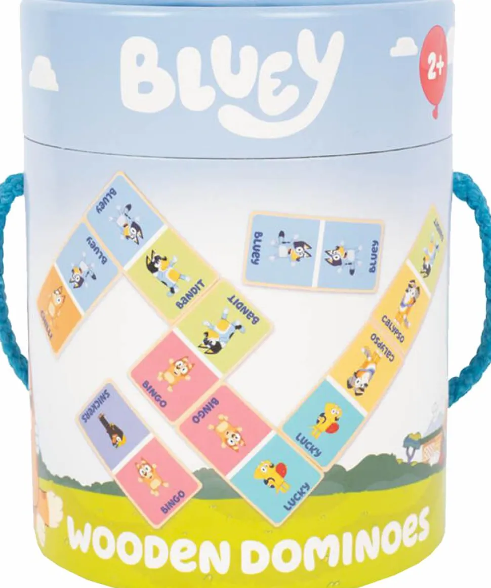 Bluey - Bluey Wooden Dominoes Game