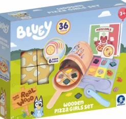 Bluey - Wooden Pizza Girls Set Playset
