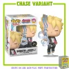 Boruto: Naruto Next Generations - Boruto (Momoshiki Transformation) Pop! Vinyl Figure in Acrylic Pop! Protector (Chase Variant)