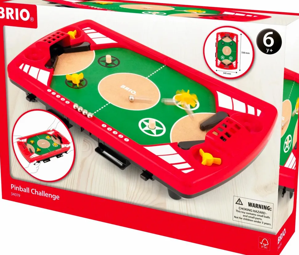 BRIO - Pinball Challenge Game (10 Pieces)