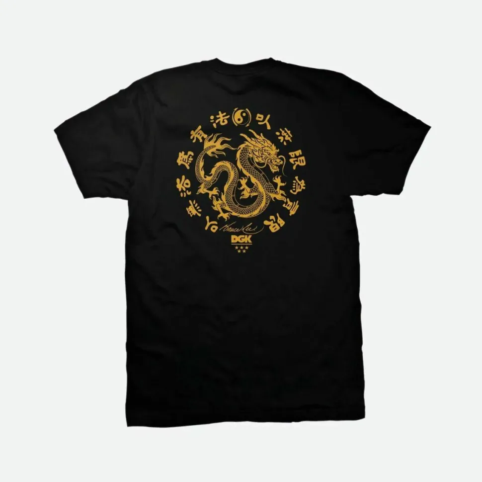 Bruce Lee - DGK x Bruce Lee Double Dragon Black T-Shirt