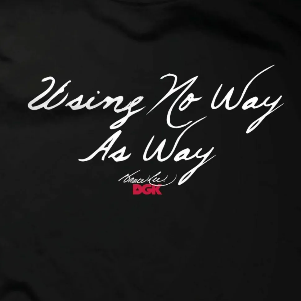 Bruce Lee - DGK x Bruce Lee No Way As Way Black T-Shirt
