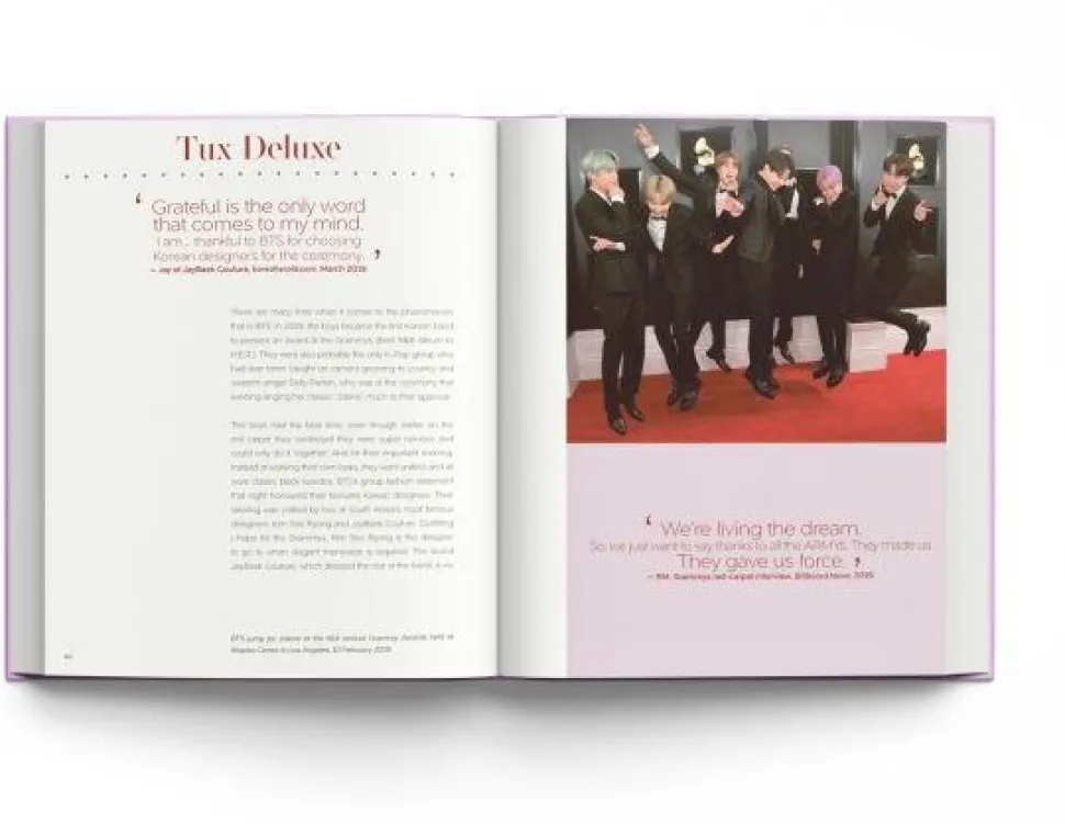 BTS - BTS and the Clothes They Wear Hardcover Book