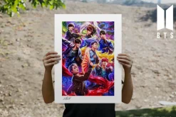 BTS - BTS: Idol 12” x 16” Fine Art Print by Ian MacDonald