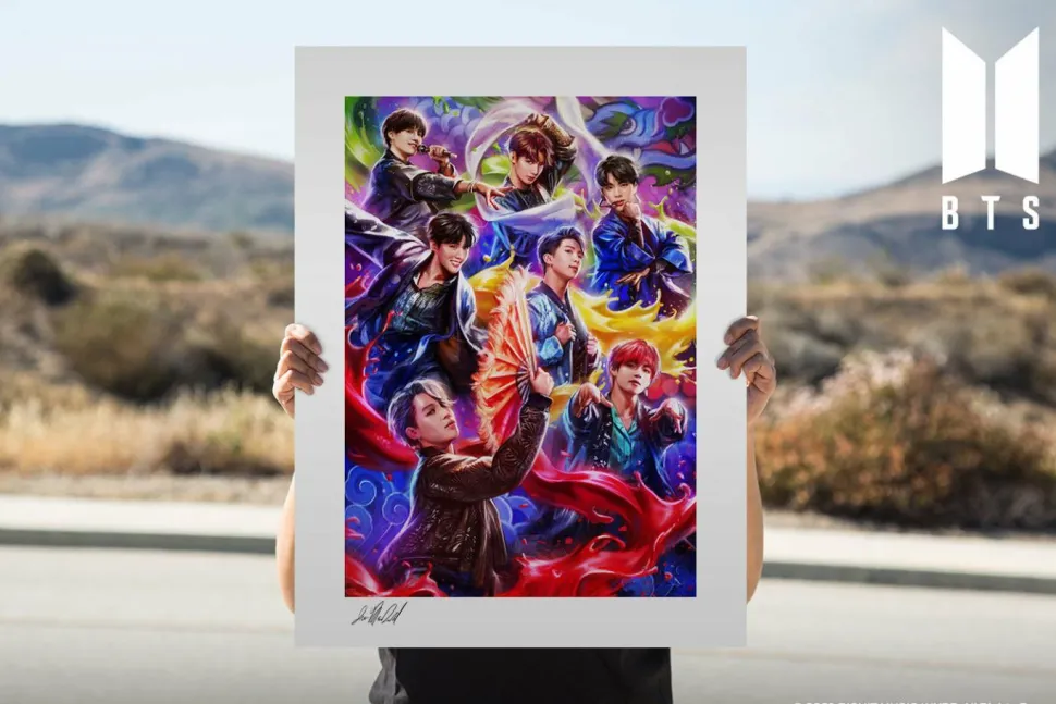 BTS - BTS: Idol 18” x 24” Fine Art Print by Ian MacDonald