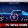 Captain America - 1972 Pontiac Firebird 1/32 Scale Die-Cast Vehicle Replica