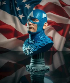 Captain America - Captain America Legends in 3D 1/2 Scale Bust
