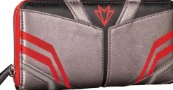 Captain America - Falcon Cosplay 8” Faux Leather Zip-Around Wallet