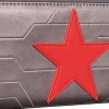 Captain America - Winter Soldier Cosplay 8” Faux Leather Zip-Around Wallet