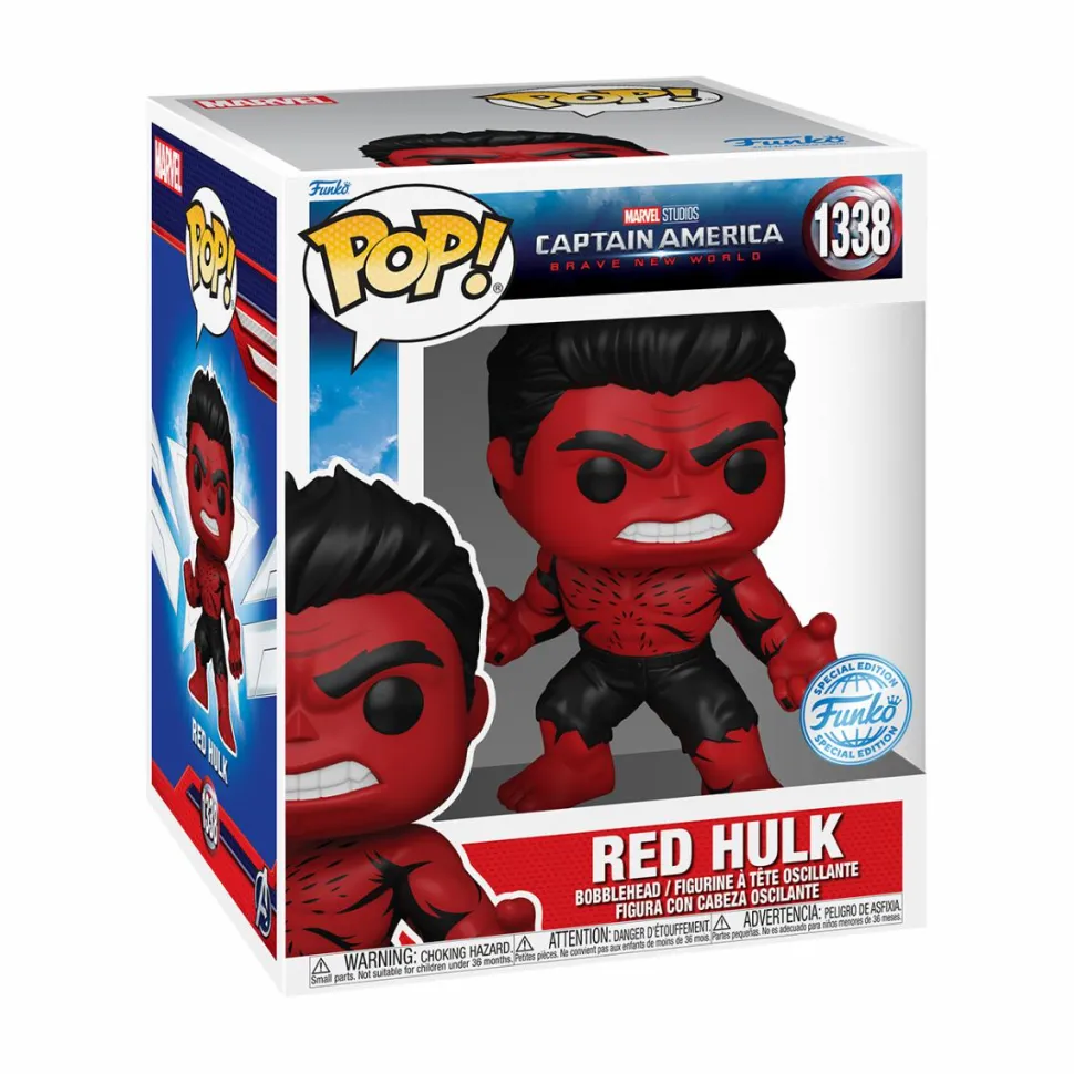 Captain America: Brave New World - Red Hulk (Deco) Super Sized 6" Pop! Vinyl Figure