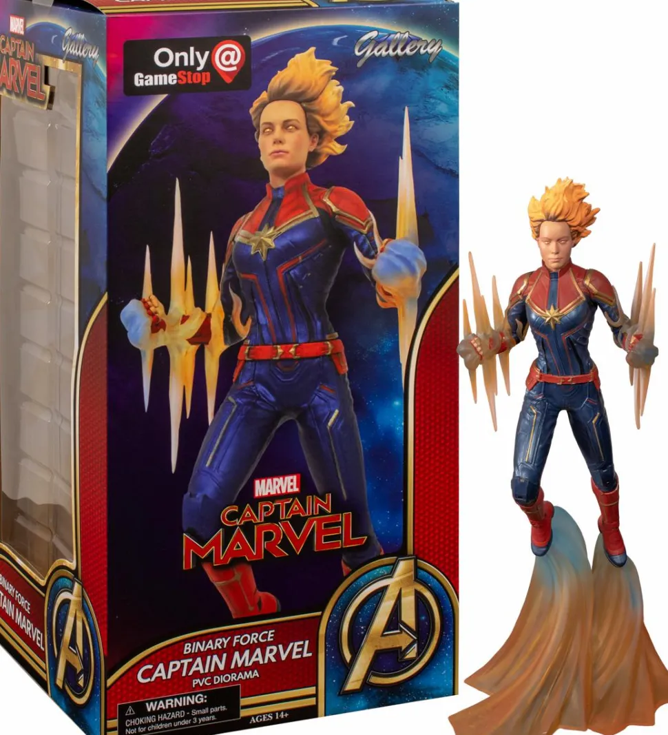 Captain Marvel (2019) - Captain Marvel Binary Marvel Gallery 11” PVC Diorama Statue