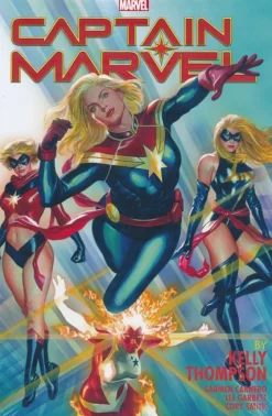 Captain Marvel - Captain Marvel by Kelly Thompson Omnibus Volume 01 Hardcover Book (DM Variant Cover)
