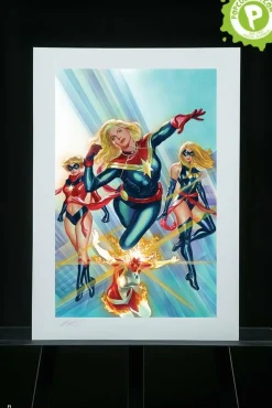 Captain Marvel - Captain Marvel #1 Fine Art Print by Alex Ross