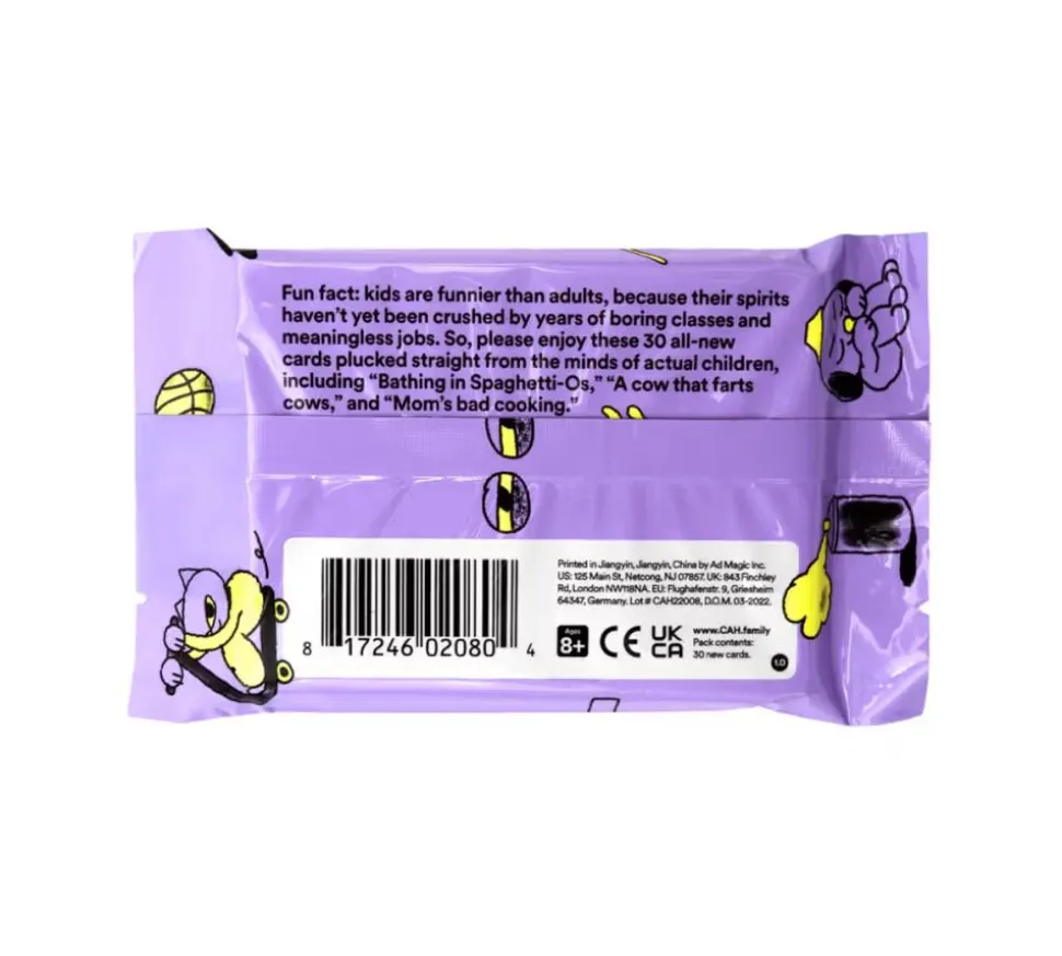 Cards Against Humanity - Family Edition Written by Kids Expansion Pack (30 Cards)