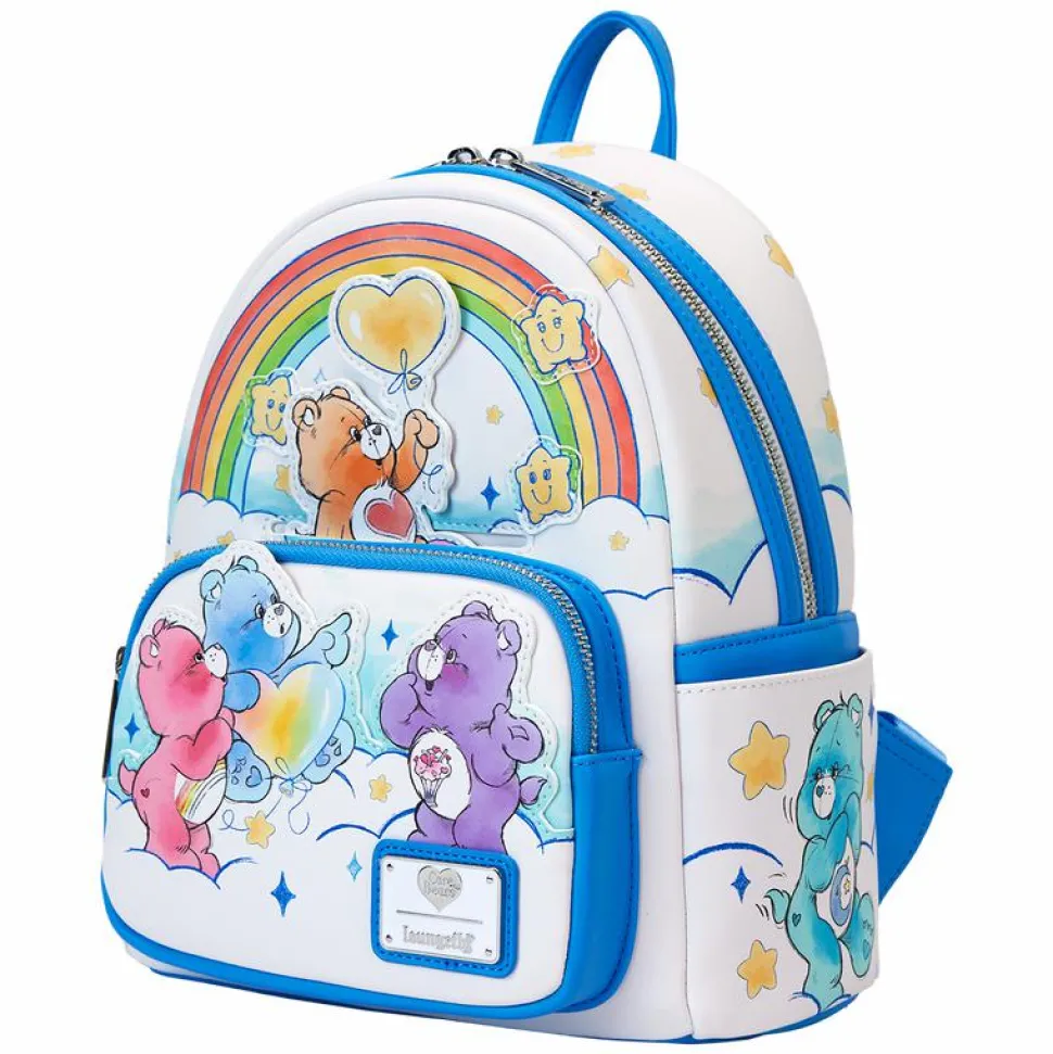 Care Bears - Care-A-Lot Rainbow 10" Faux Leather Mini Backpack