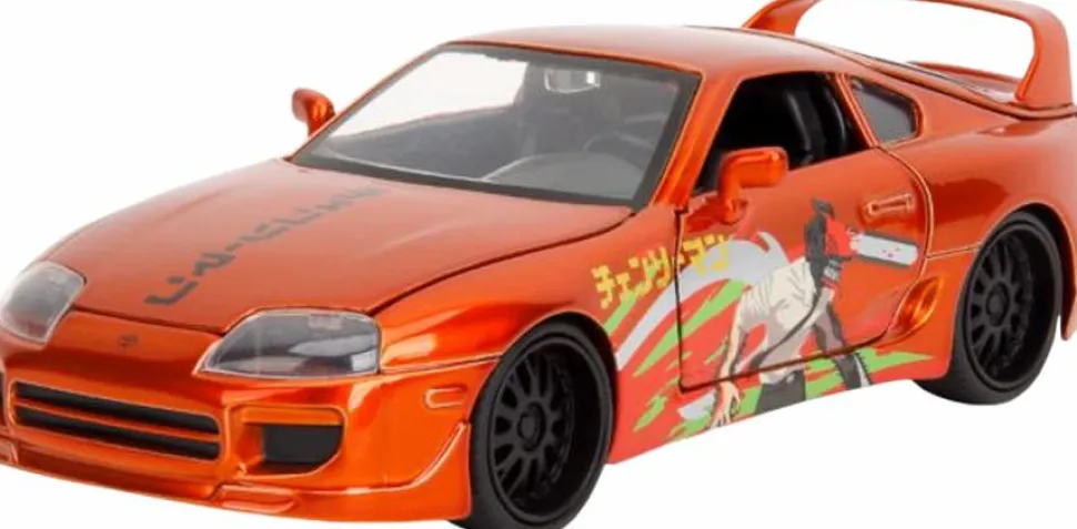 Chainsaw Man - Chainsaw Man & 1995 Toyota Supra 1/24th Scale Die-Cast Vehicle Replica