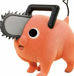 Chainsaw Man - Pochita Fluffy Puffy (Version A) 3" Flocked PVC Statue