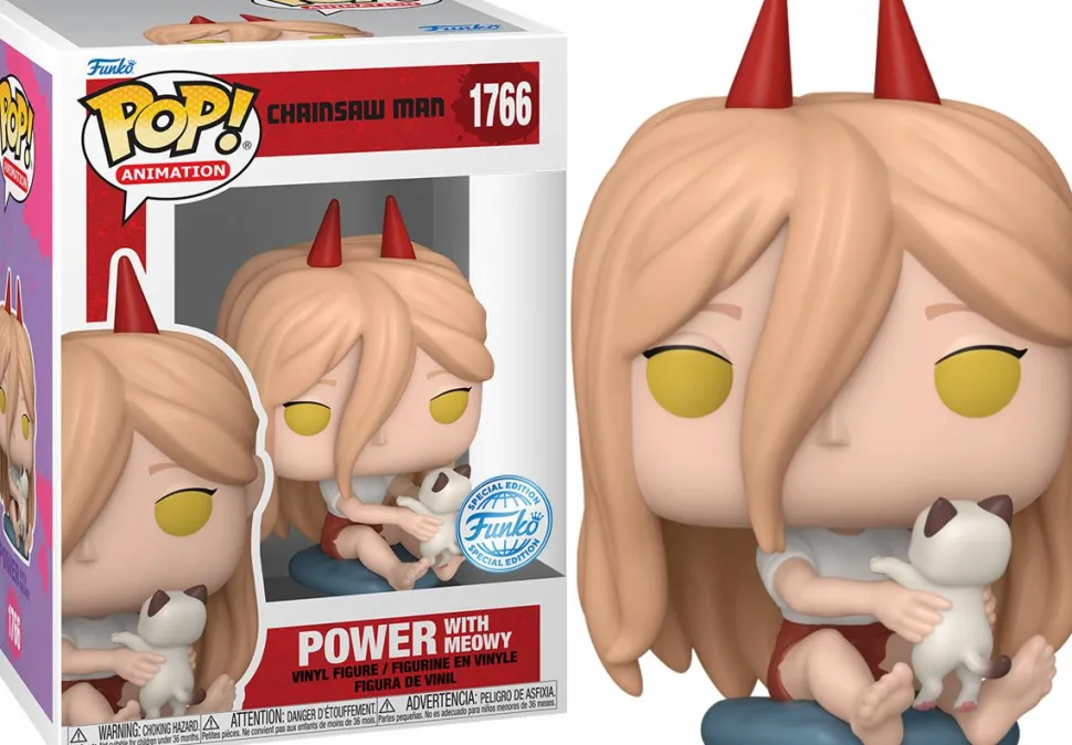 Chainsaw Man - Power with Meowy Pop! Vinyl Figure