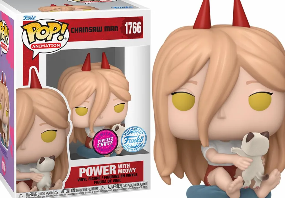 Chainsaw Man - Power with Meowy Pop! Vinyl Figure