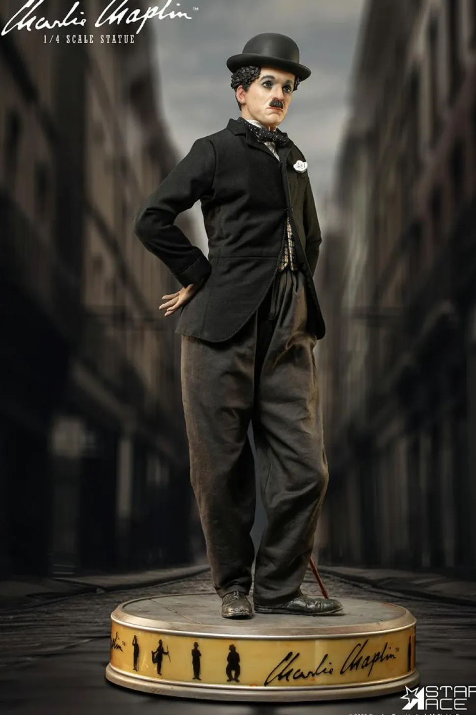 Charlie Chaplin - Little Tramp 1/4th Scale Statue
