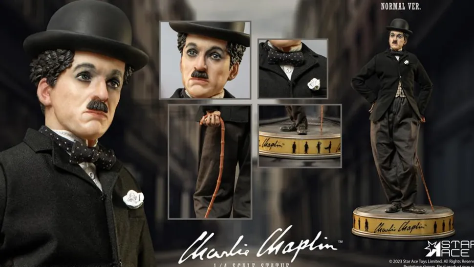 Charlie Chaplin - Little Tramp 1/4th Scale Statue