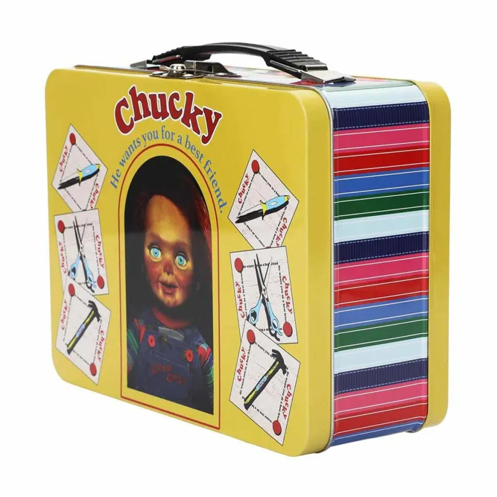 Child's Play (1988) - Chucky Good Guys Large Tin Tote / Lunch Box