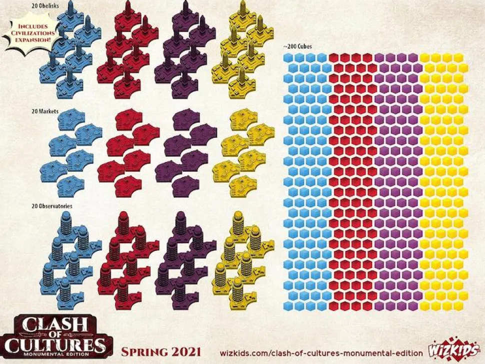 Clash of Cultures - Monumental Edition Board Game