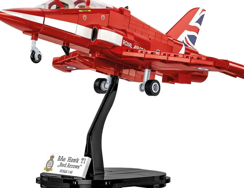 Cobi: Armed Forces - BAe Hawk T1 "Red Arrows" Jet 1/48th Scale Building Block Construction Set (389 Pieces)