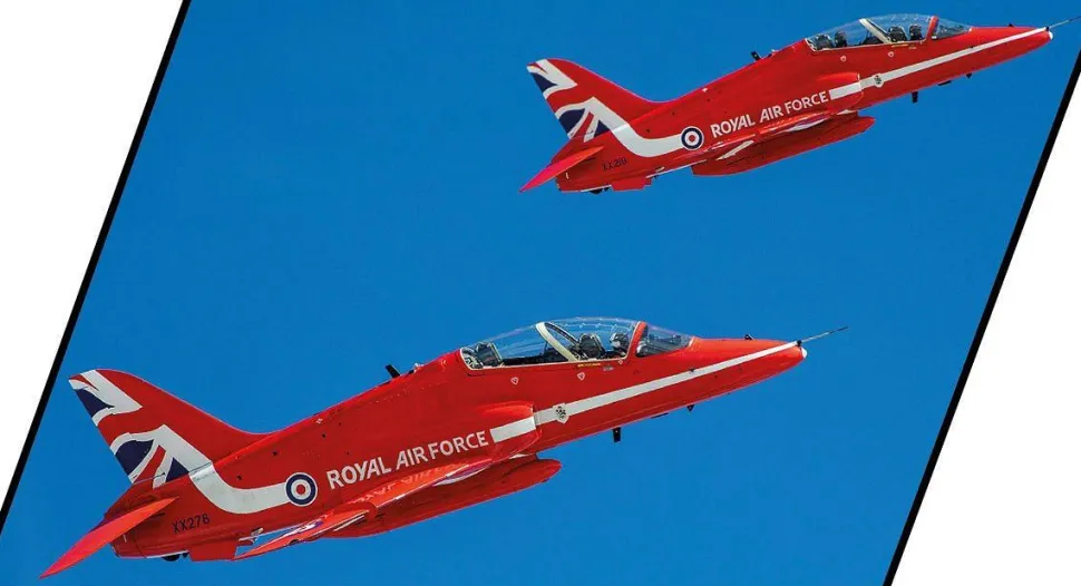 Cobi: Armed Forces - BAe Hawk T1 "Red Arrows" Jet 1/48th Scale Building Block Construction Set (389 Pieces)