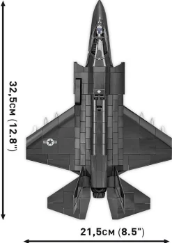 Cobi: Armed Forces - F-35B Lightning II (USAF) 1/48th Scale Building Block Construction Set (594 Pieces)