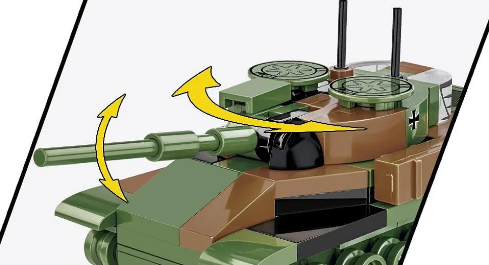 Cobi: Armed Forces - Leopard I Tank 1/72 Scale Building Block Construction Set (147 Pieces)