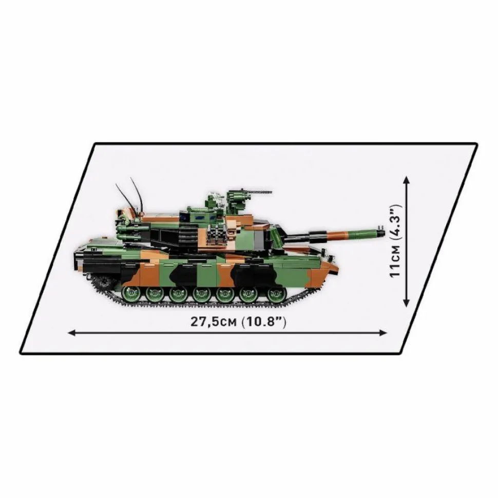 Cobi: Armed Forces - M1A2 SEPv3 Abrams Tank 1/35th Scale Building Block Construction Set (1017 Pieces)
