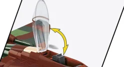 Cobi: Armed Forces - MiG-29 (East Germany) Fulcrum Fighter Jet Building Block Construction Set (545 Pieces)