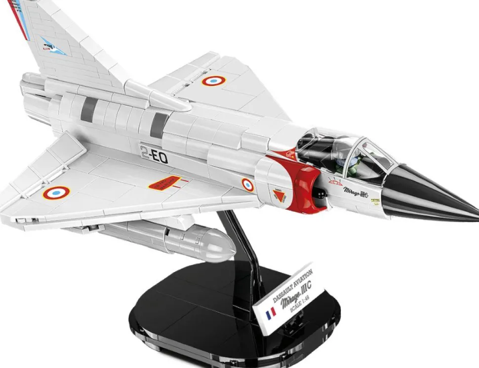 Cobi: Armed Forces - Mirage IIIC (Dassault License) Fighter Jet 1/48th Scale Building Block Construction Set (436 Pieces)