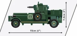 Cobi: Great War - Rolls Royce Armored Vehicle Construction Set (263 pieces)