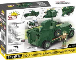 Cobi: Great War - Rolls Royce Armored Vehicle Construction Set (263 pieces)